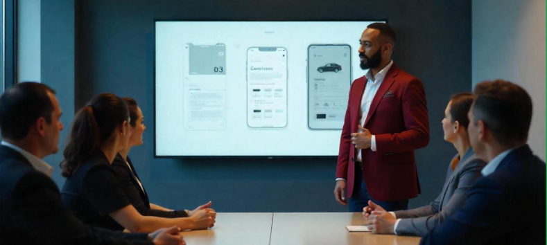 Person working on a laptop